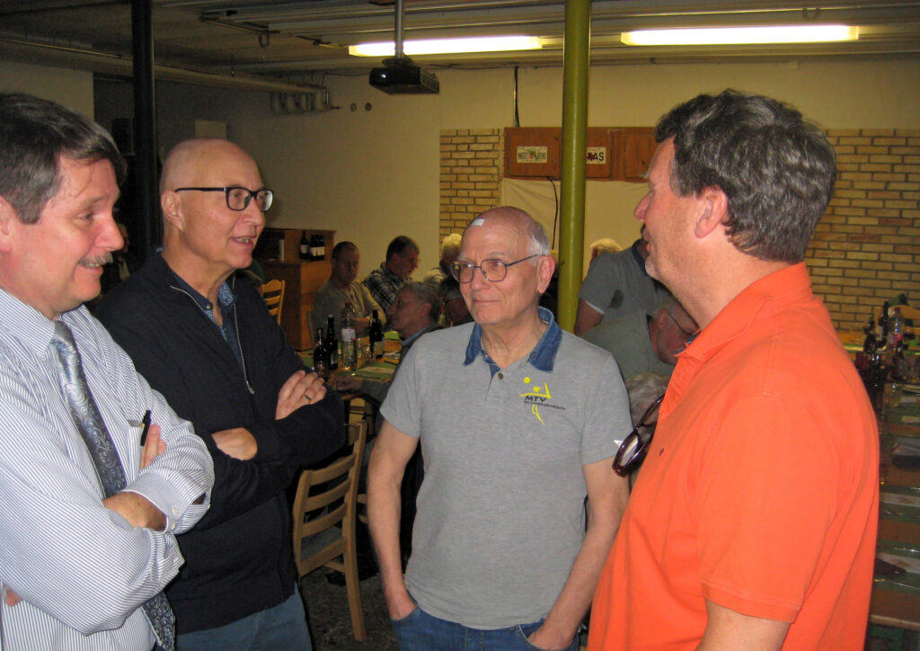 Burckhard, Bruno und Geert - 3 unserer 4 neuen Mitglieder